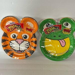 Hefty  Zoo pals Zoopals party fishes serve ware New in package various designs